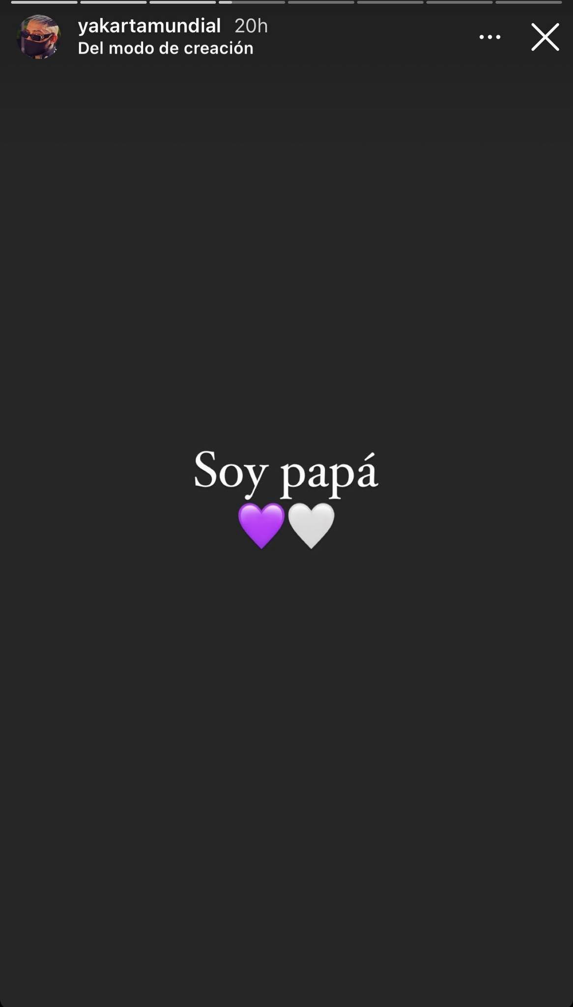 Yakarta anuncia el nacimiento de su hijo Liam 1