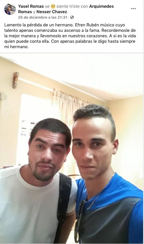 Fallece el músico cubano Efrén Rubén 5