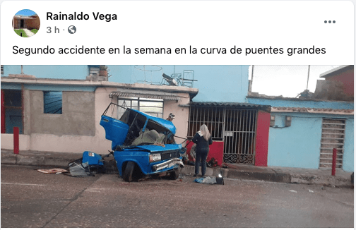 Reportan accidente de tránsito en La Habana 89