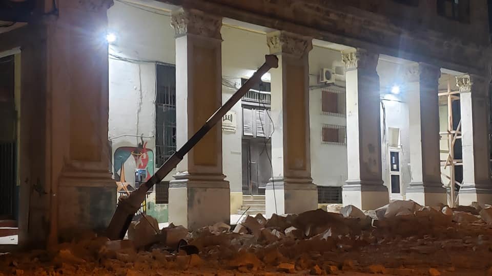 Reportan derrumbe en Centro Habana 11