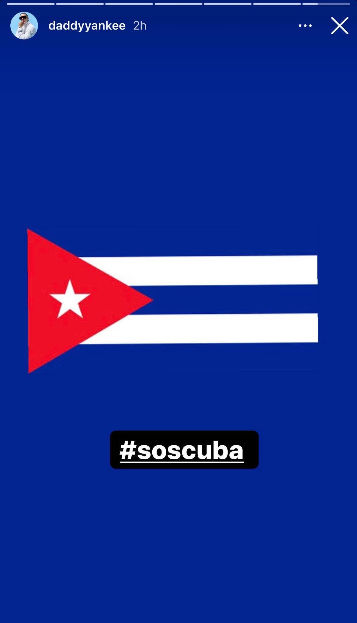 Daddy Yankee se une al grito de SOS Cuba 16