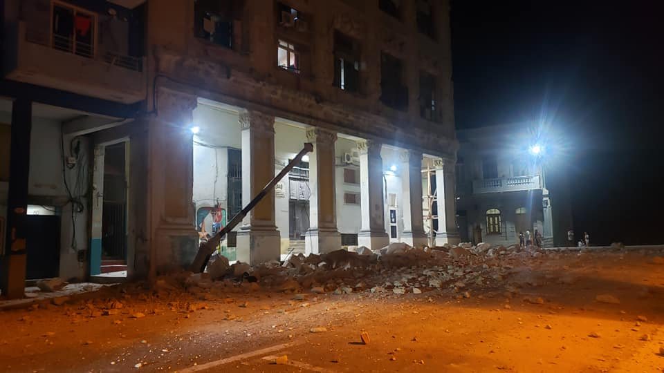 Reportan derrumbe en Centro Habana 14