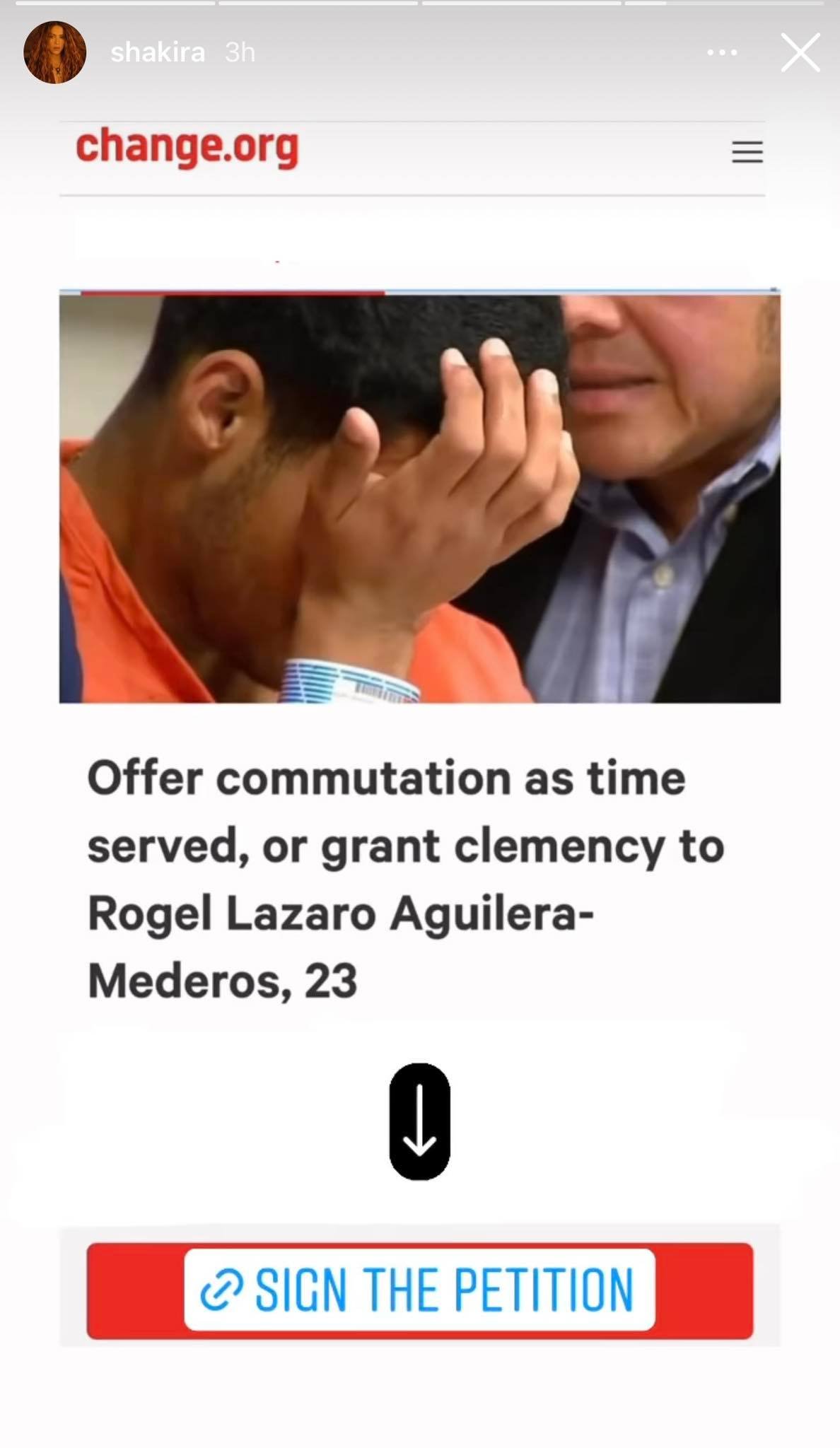 Shakira se solidariza con joven camionero cubano sentenciado a 110 años de prisión 6