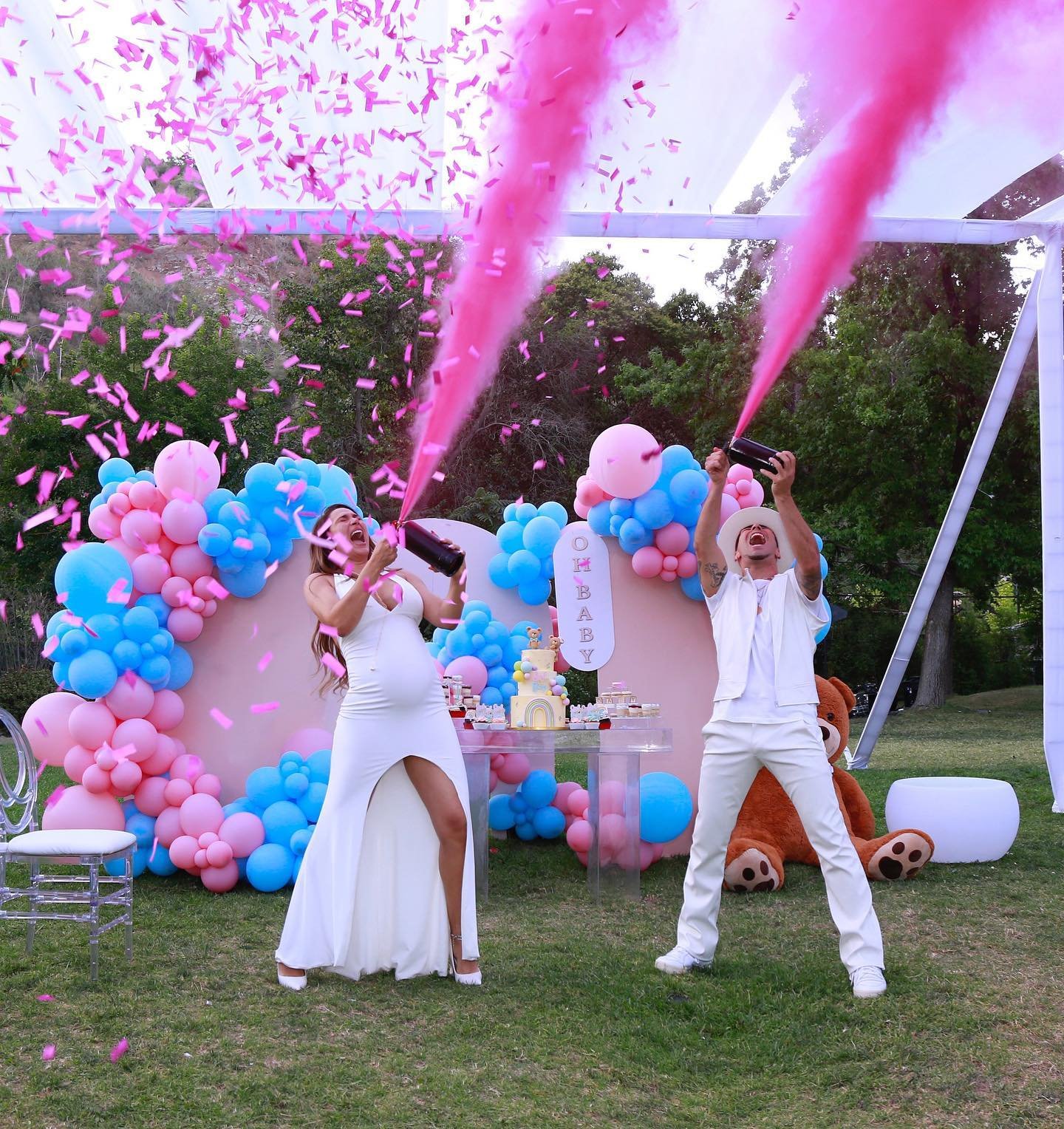 Modelo cubana Lisandra Silva y su pareja revelan el sexo de su bebé 3