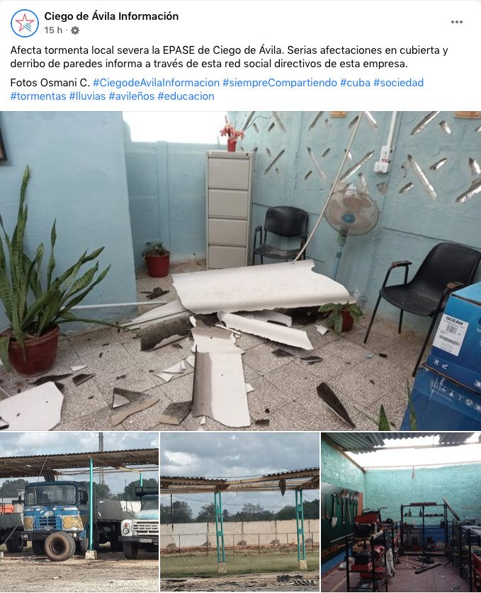 Tormenta local severa causa afectaciones en Pinar del Río 10