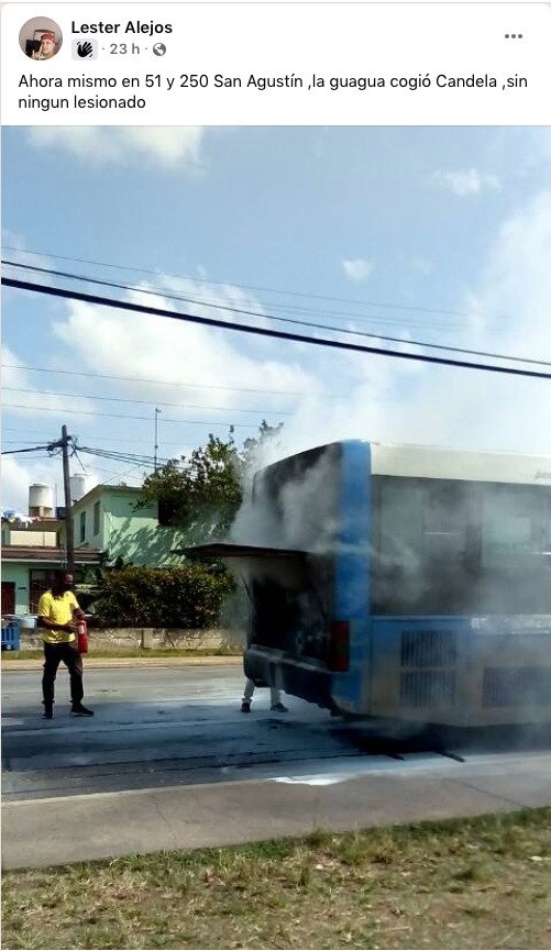 Se incendia ómnibus en La Habana 50