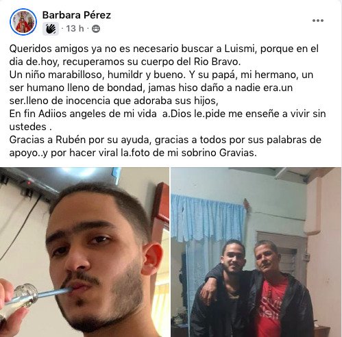 Encuentran el cuerpo del joven cubano arrastrado por la corriente del Río Bravo 6
