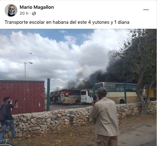 Se incendian varios ómnibus en Habana del Este 47