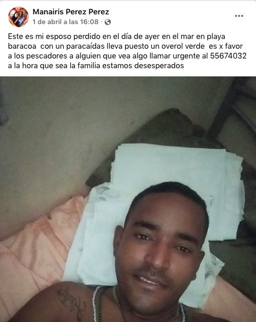 Reportan desaparición de dos jóvenes tras salto en paracaídas en Playa Baracoa 3