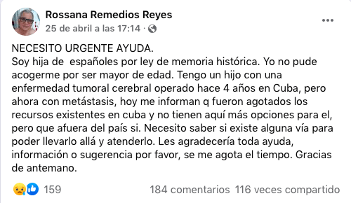 Madre cubana pide ayuda para salvar la vida de su hijo 14