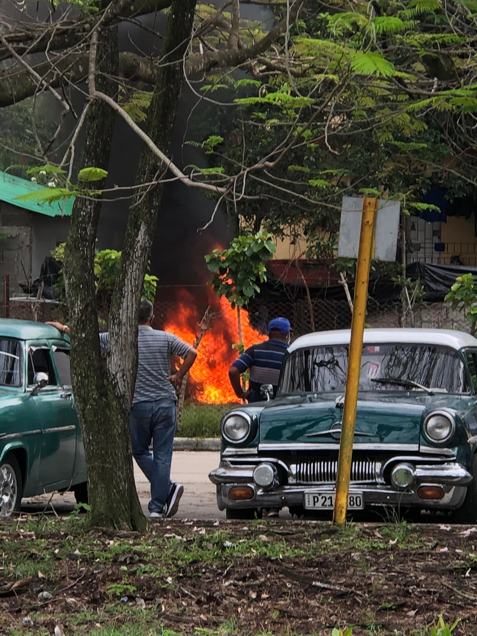 Moto eléctrica se incendia en Santa Clara 9