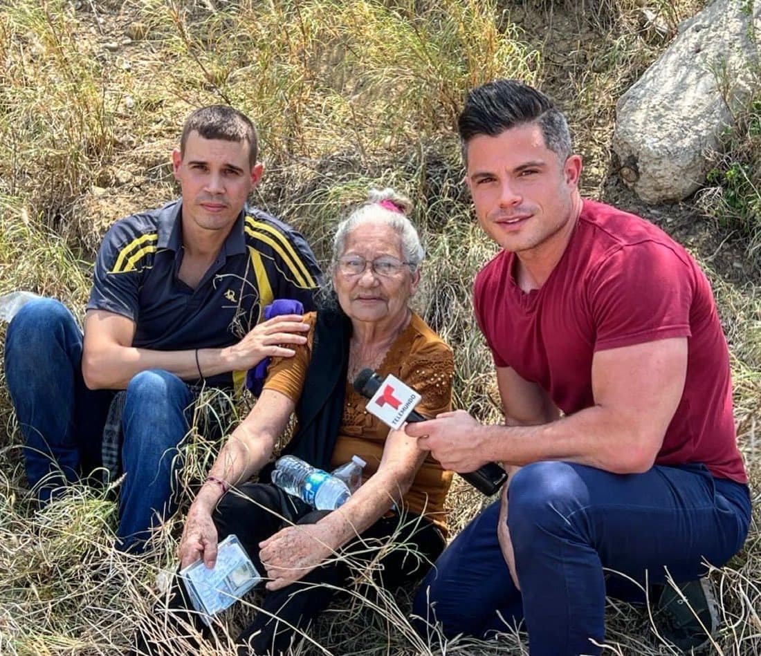 Abuela cubana de 82 años cruza el Río Bravo junto a su nieto 6