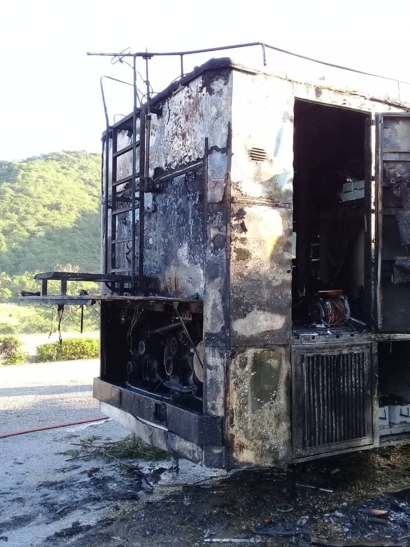 Se incendia unidad de control remoto de Tele Turquino en Santiago de Cuba 34