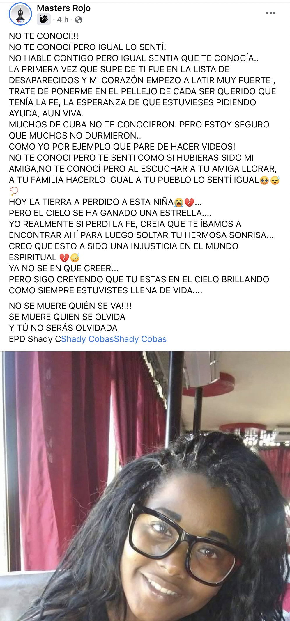 Identifican a joven camarera del Saratoga entre los fallecidos por la tragedia 15