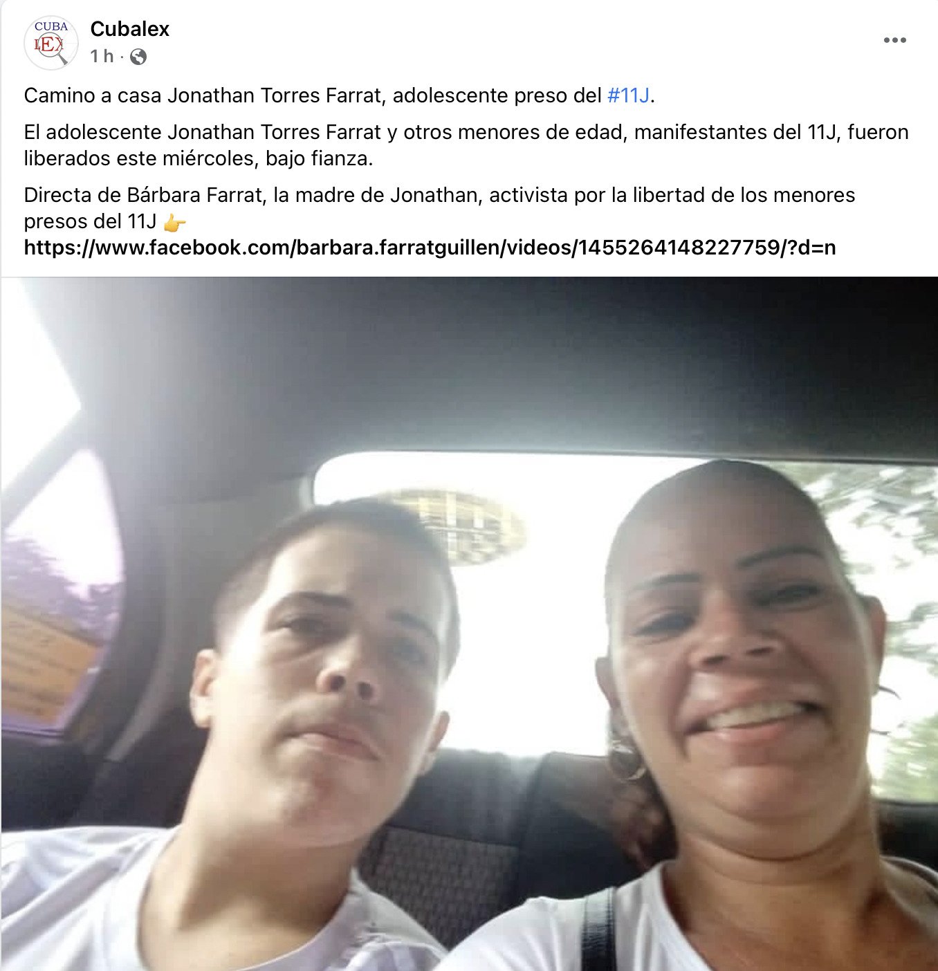 Excarcelan a Jonathan Torres Farrat, manifestantes del 11J 3