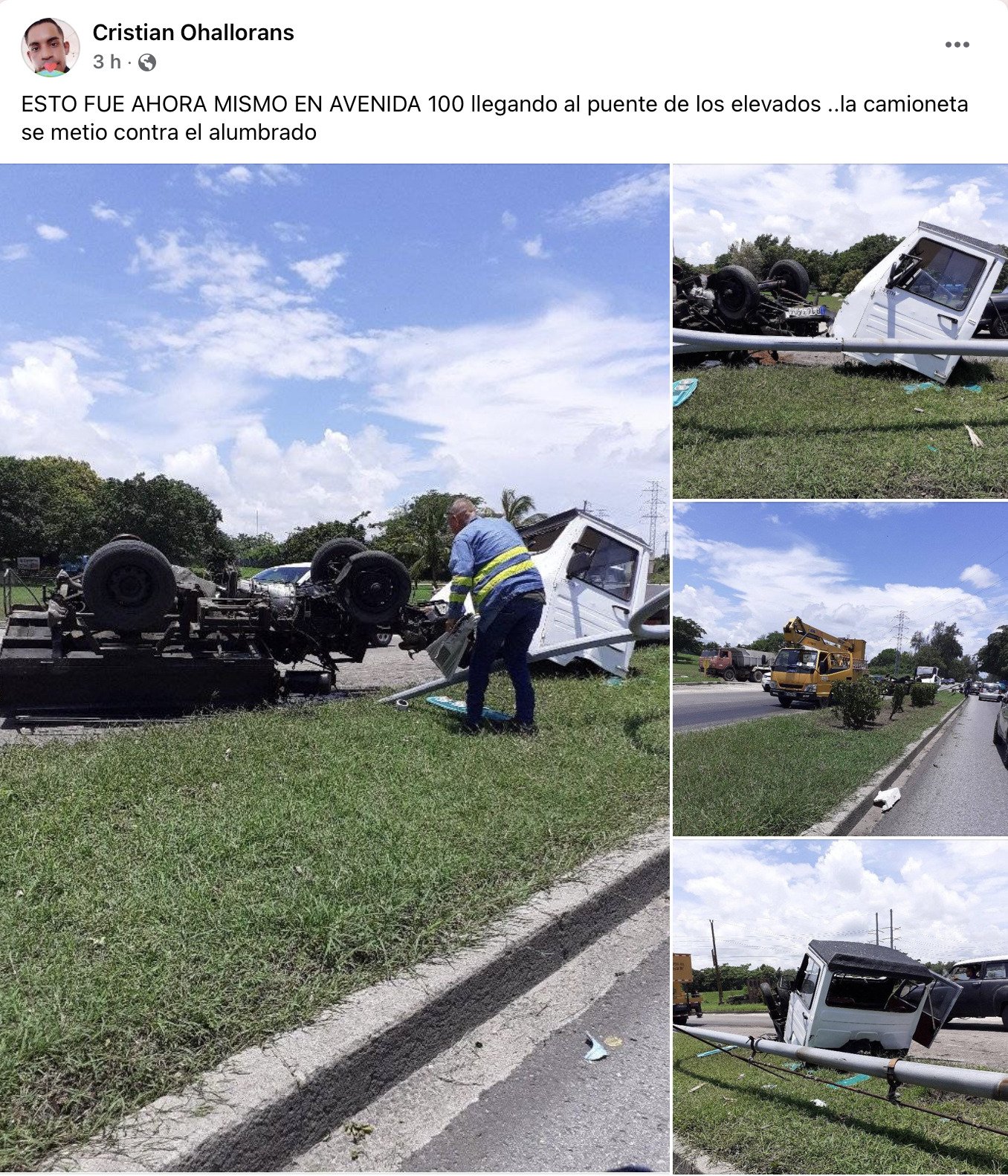Reportan accidente de tránsito en La Habana 31