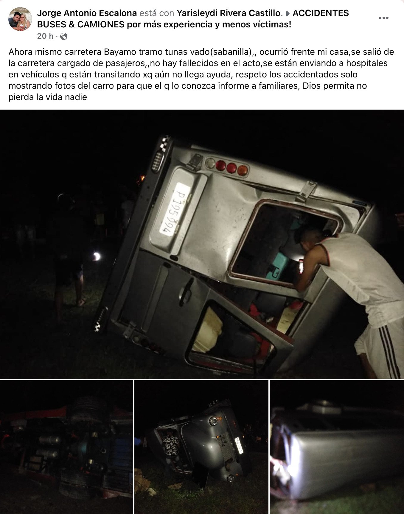 Varios lesionados en accidente de tránsito en Las Tunas 14