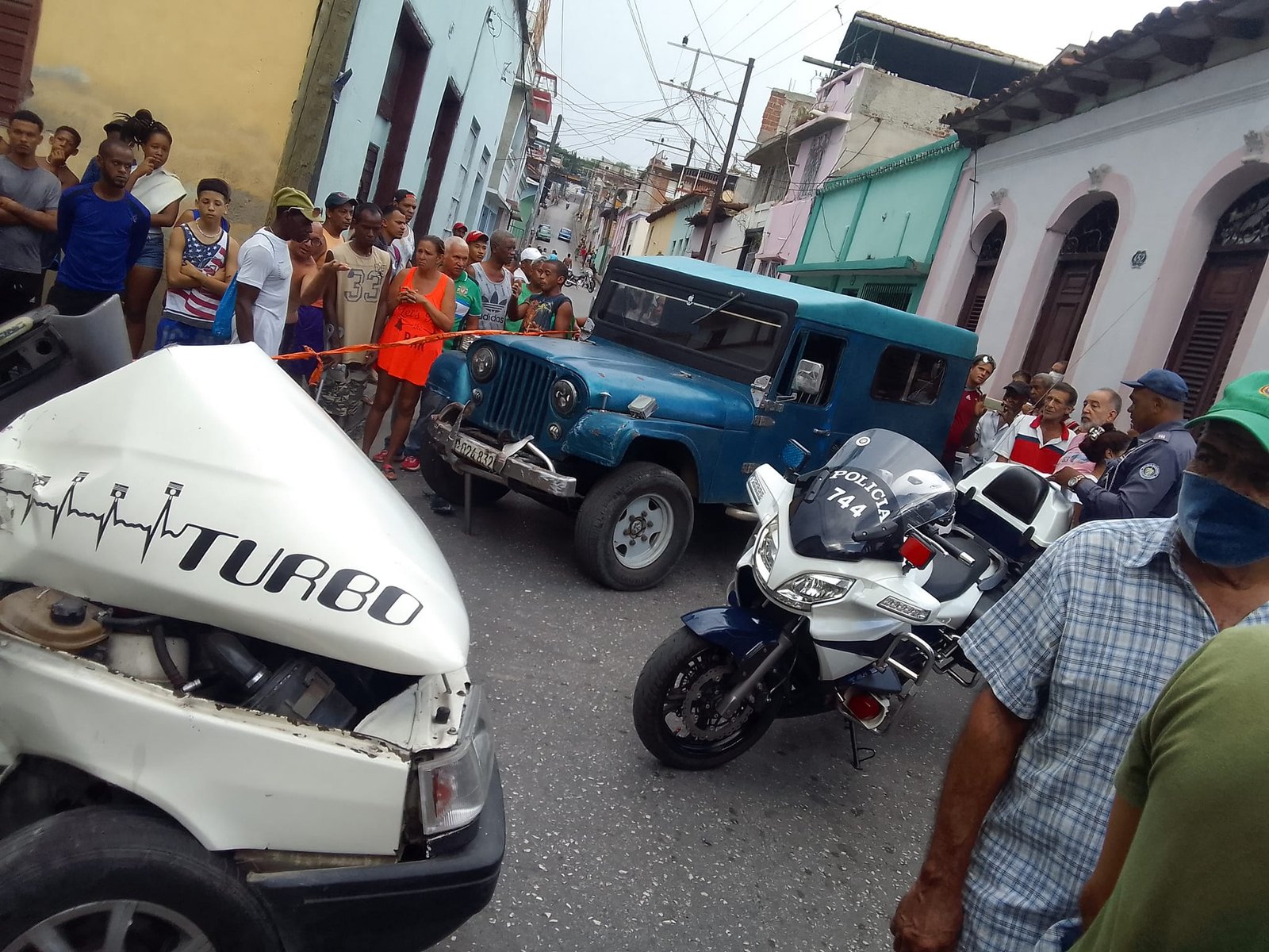 Accidente de tránsito en Santiago de Cuba deja dos lesionados 22
