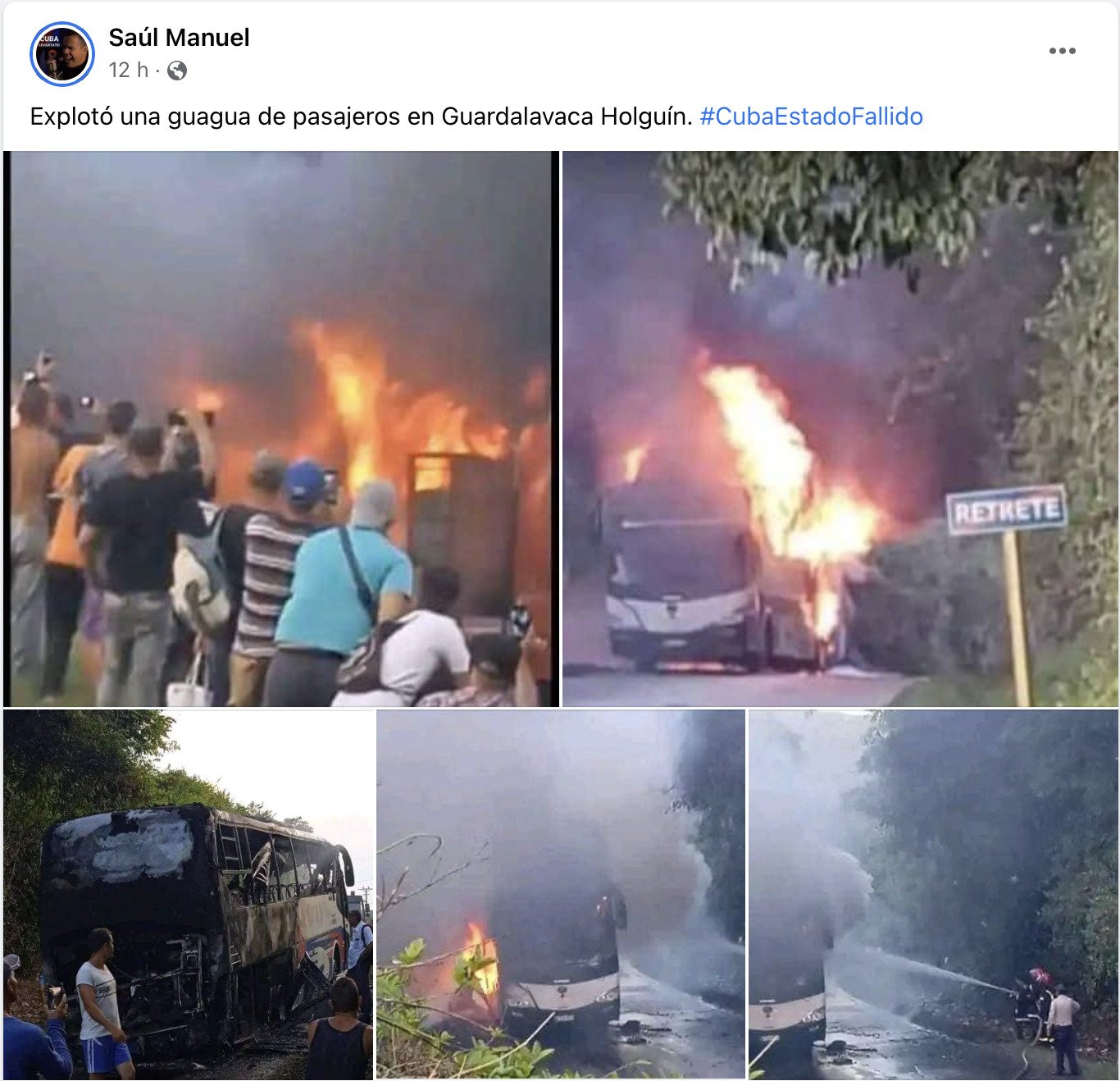 Se incendia un ómnibus en Holguín 4