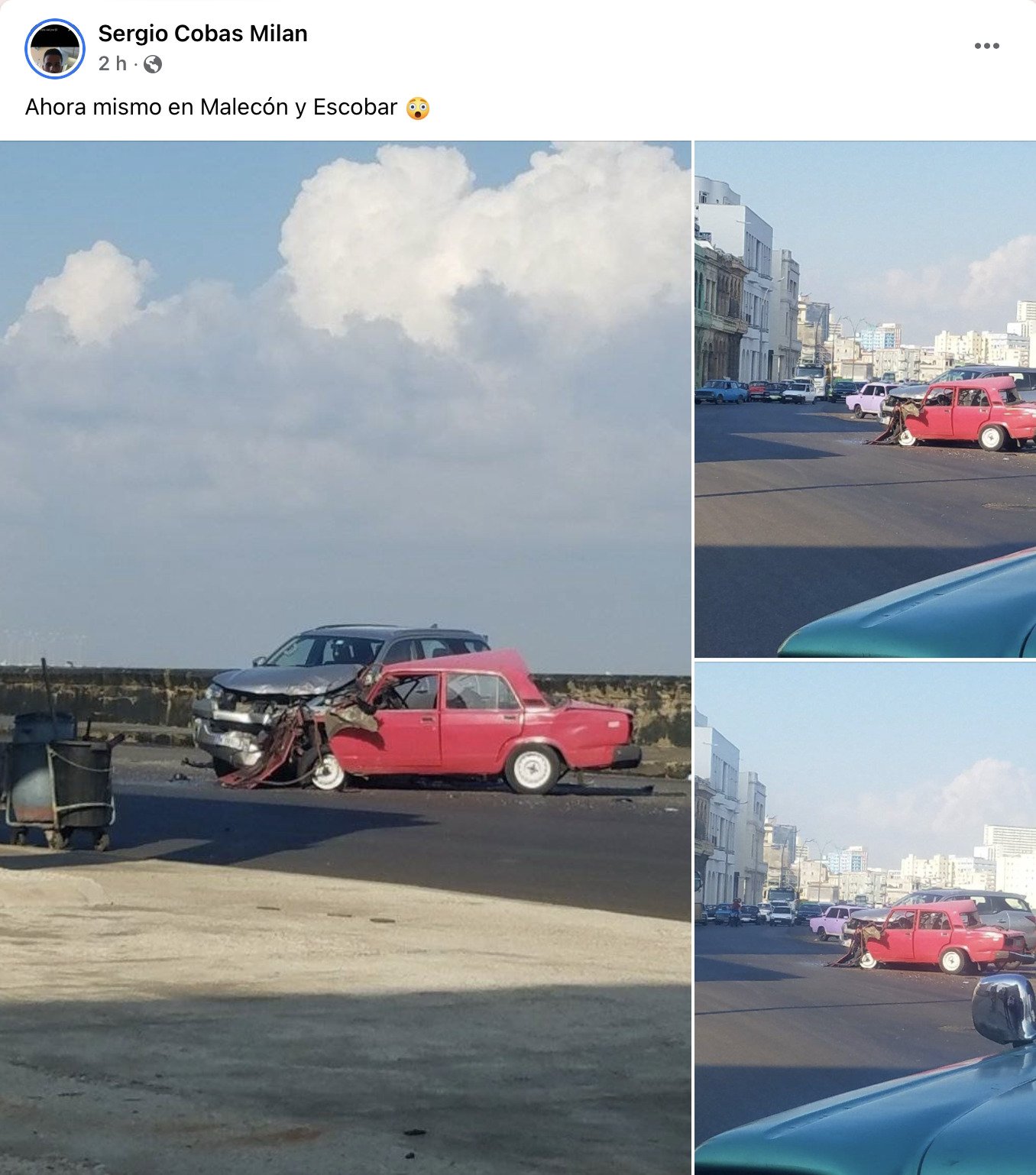 Reportan accidente de tránsito en La Habana 31
