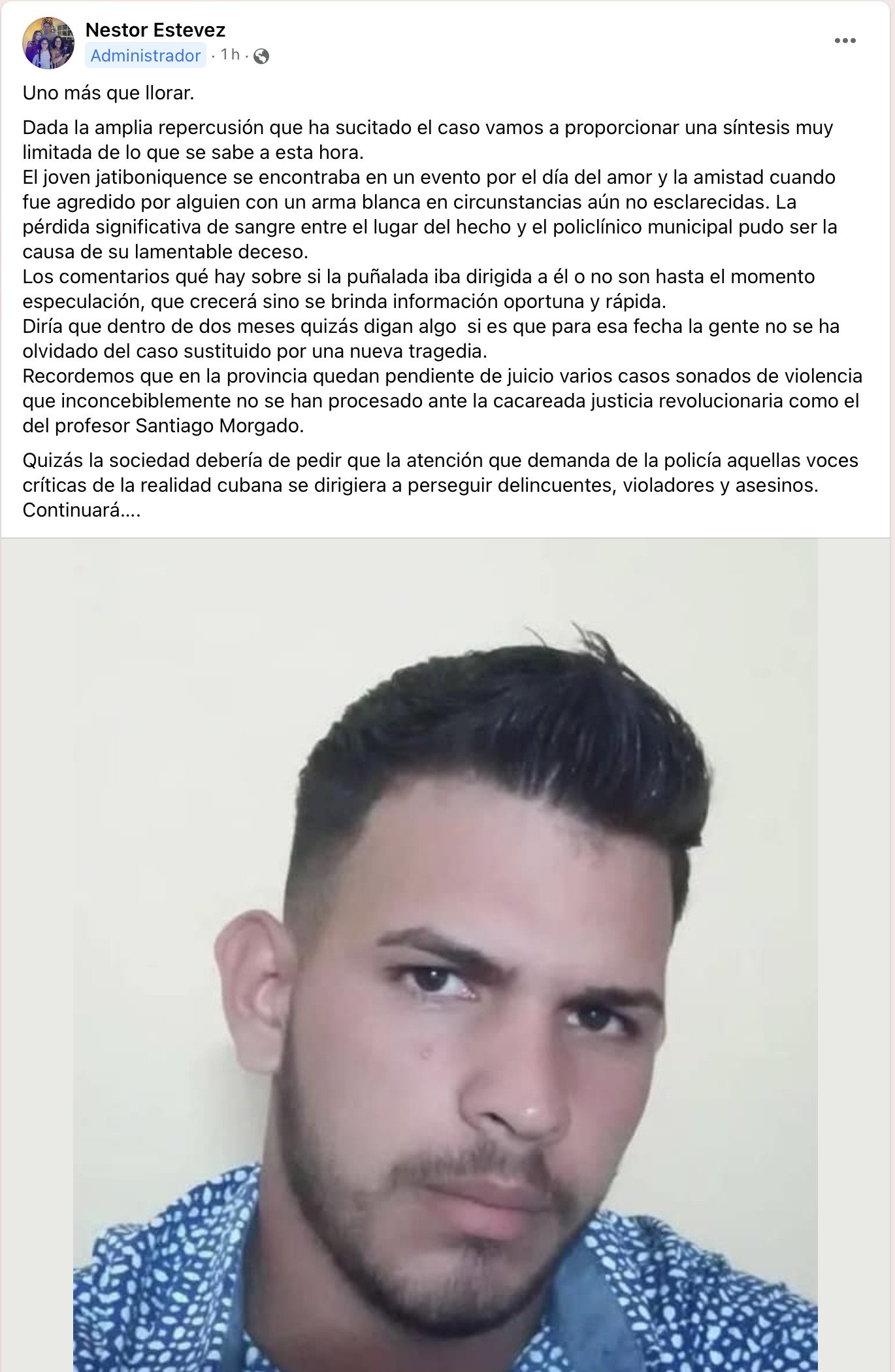 Denuncian asesinato de joven cubano en Sancti Spíritus 16