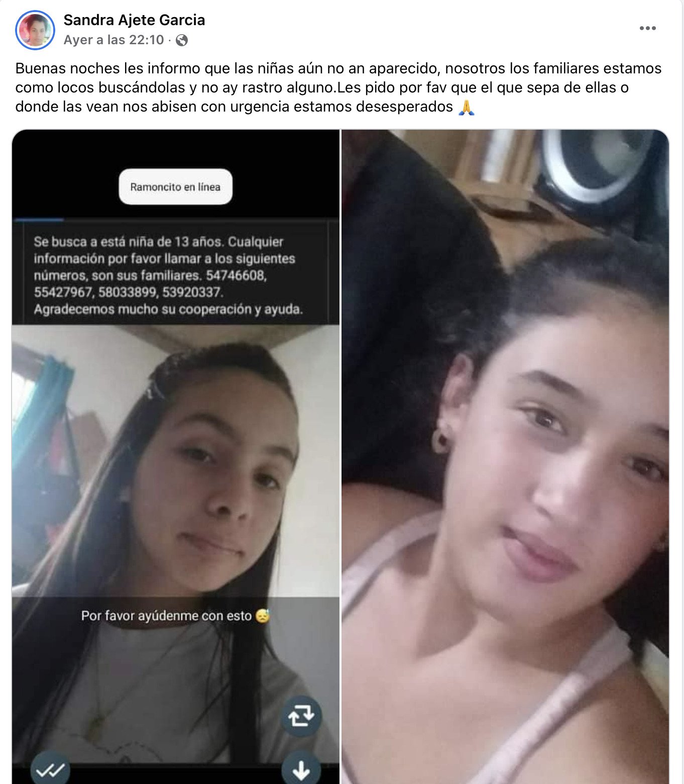 Continúan desaparecidas dos adolescentes de 13 años en Mayabeque 4