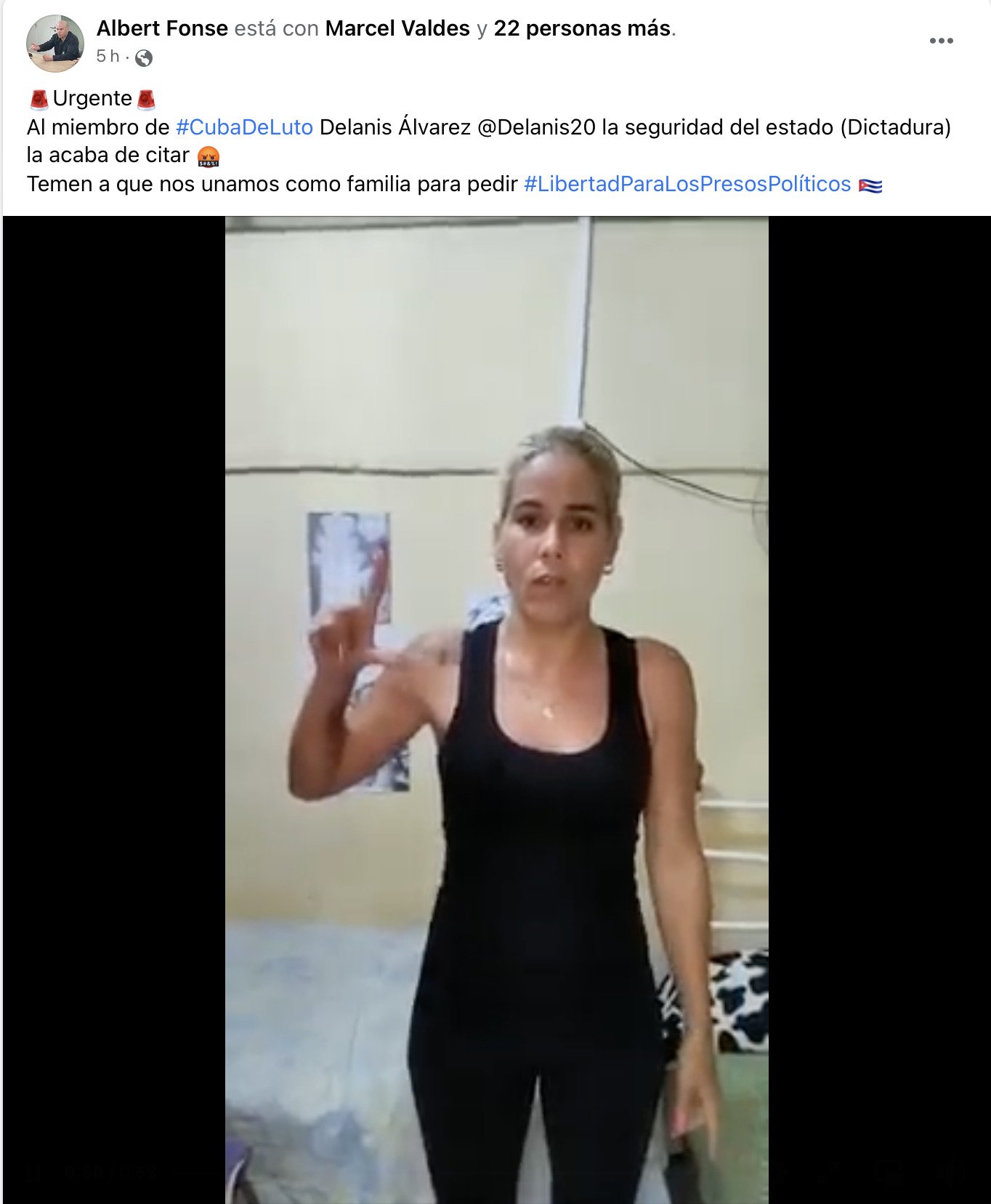 Esposa de preso político del 11J denuncia amenazas de la Seguridad del Estado 14