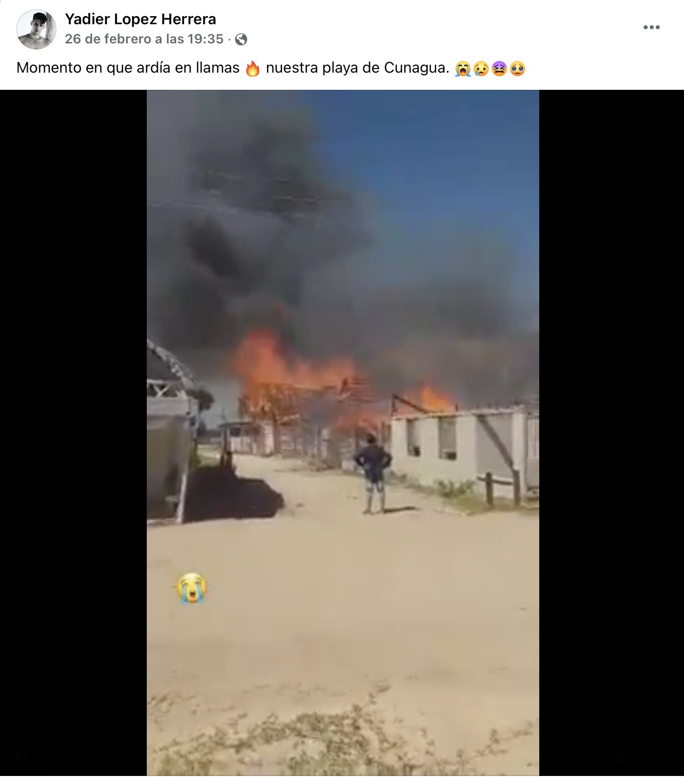 Incendio en playa Cunagua de Ciego de Ávila destruyó 18 viviendas 13