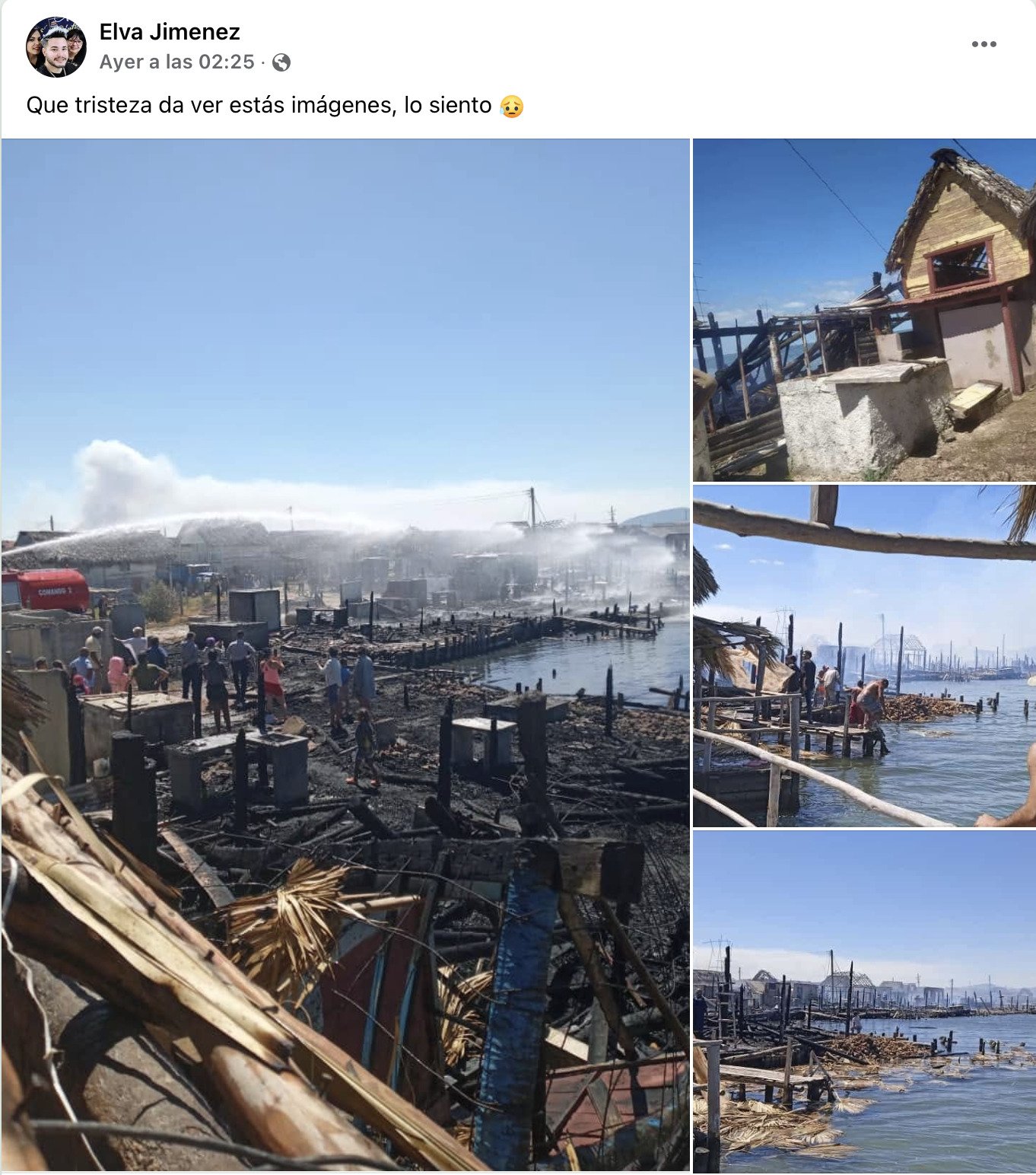Incendio en playa Cunagua de Ciego de Ávila destruyó 18 viviendas 14