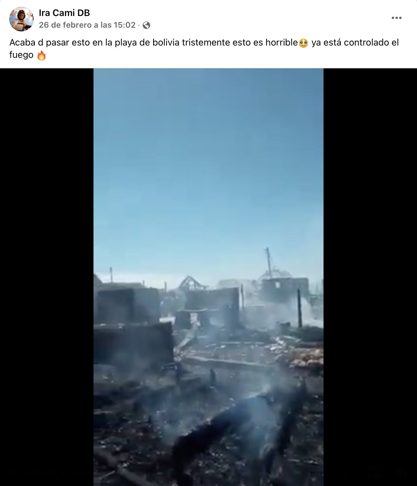 Incendio en playa Cunagua de Ciego de Ávila destruyó 18 viviendas 15