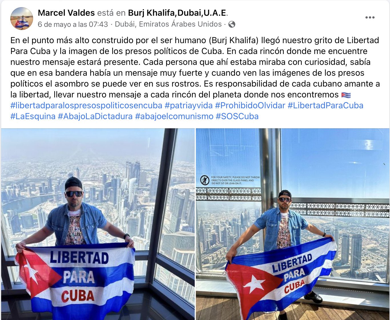 Activista cubano Marcel Valdés lleva mensaje de libertad para Cuba a Turquía 6