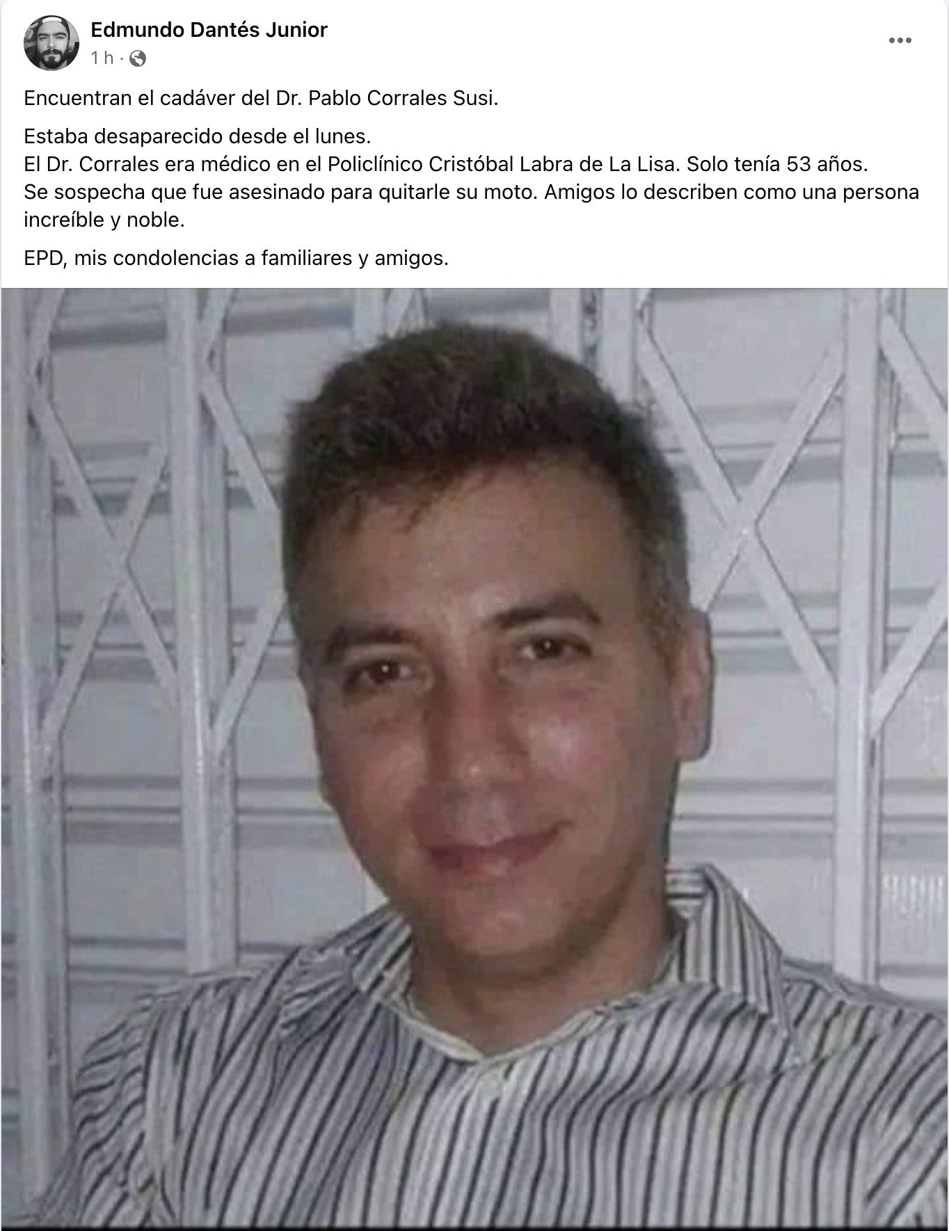Hallan sin vida a médico cubano desaparecido en La Habana 23