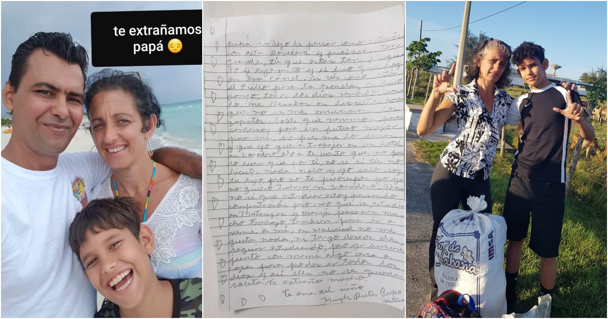 Adolescente cubano envía conmovedora carta a su padre preso político