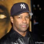 Denzel Washington con gorra