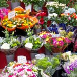 flores en la tienda o floreria