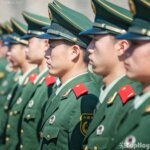 soldados militares en china